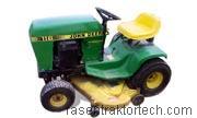 John Deere 116H technische daten