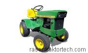 John Deere 120 technische daten
