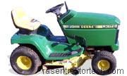 John Deere LX176 technische daten 
