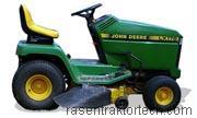 John Deere LX178 technische daten 