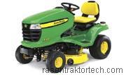 John Deere X300 technische daten 