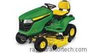 John Deere X350 technische daten